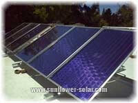 Solar water heater system Solarwarmwasserbereiter