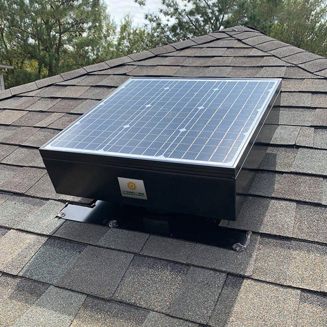 Solar Dachbodenventilator kann nicht nur im Sommer genutzt werden